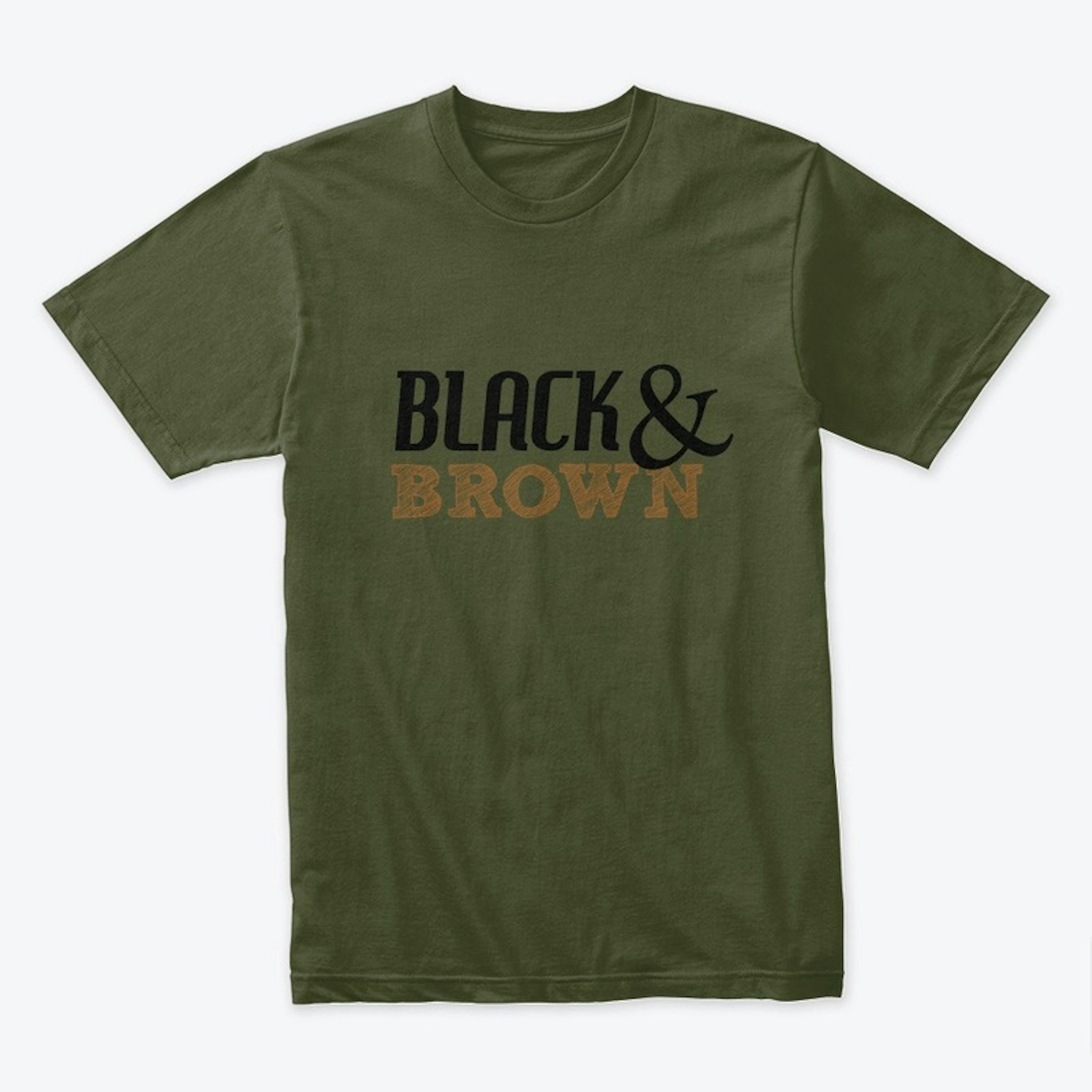 BLACK & BROWN